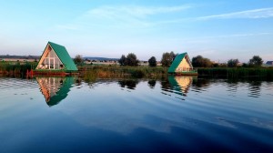 Дом с сауной на воде в час
