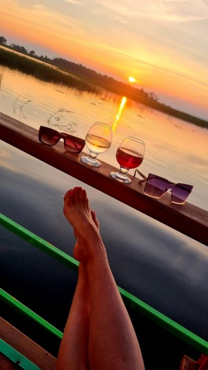 Дом с сауной на воде в сутки